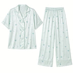 Sweet Dreams Pajama Set - Mint Heart