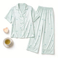 Sweet Dreams Pajama Set - Mint Heart