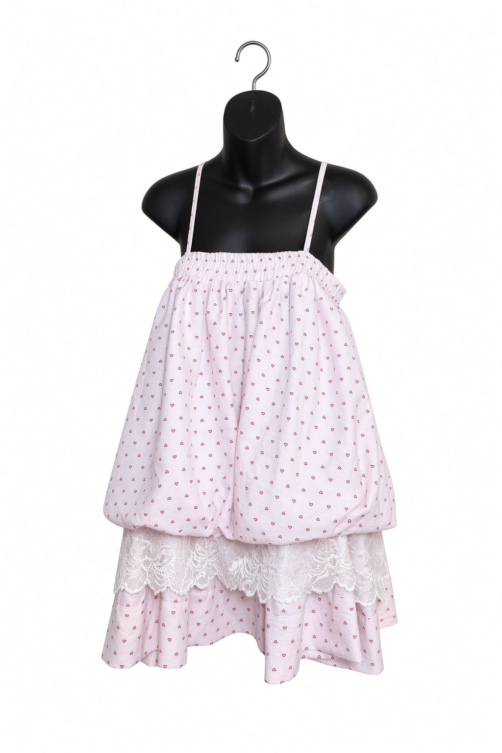 Sweet Hearts Babydoll Dress - Pink