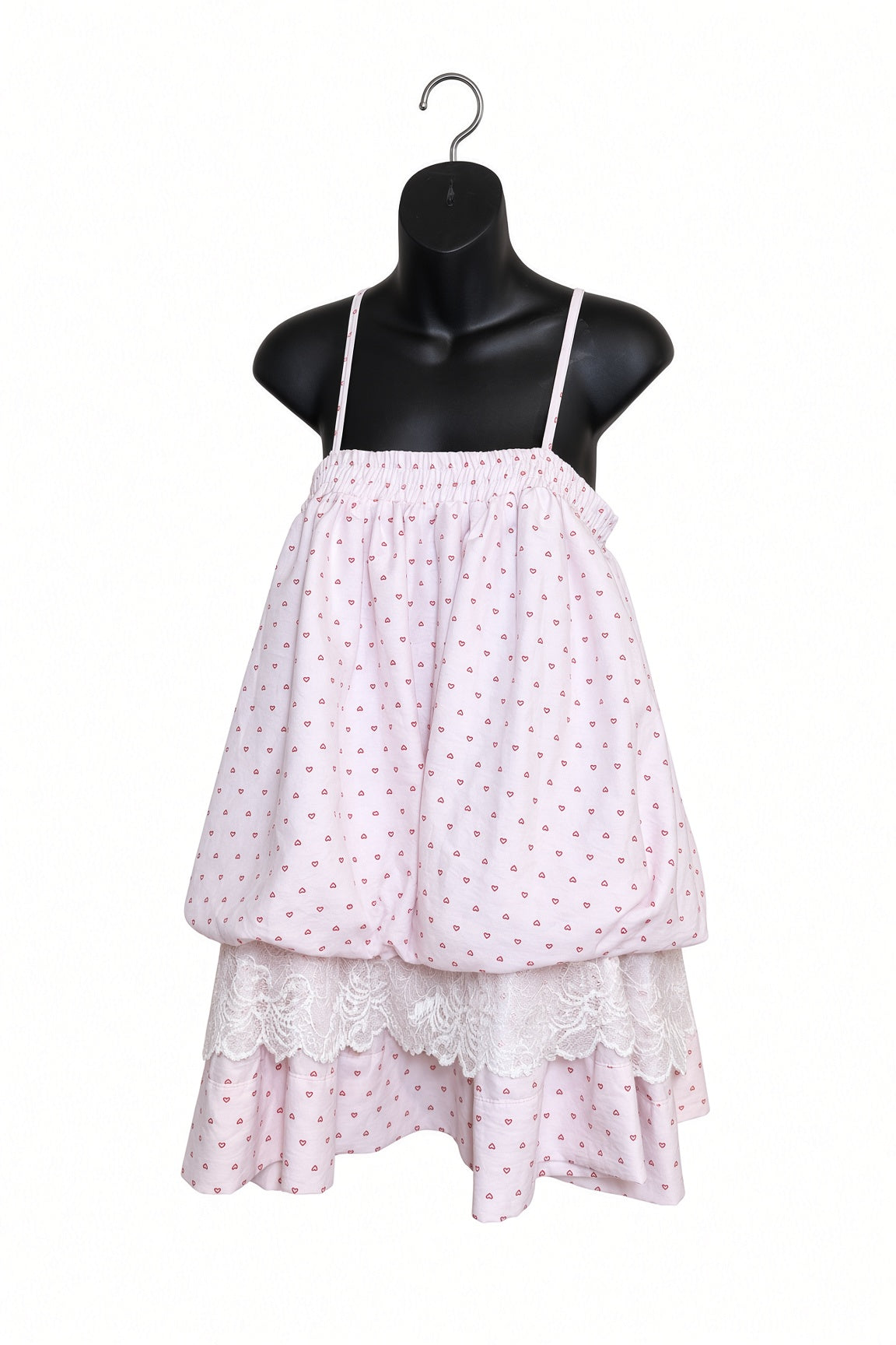 Sweet Hearts Babydoll Dress - Pink