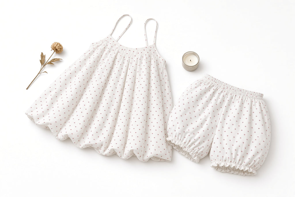 Sweet Bloom Baby Doll Set — White