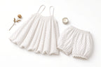 Sweet Bloom Baby Doll Set — White