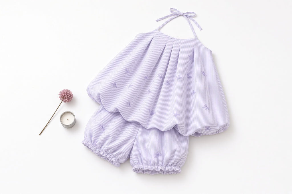 Sweet Bloom Baby Doll Set — Purple