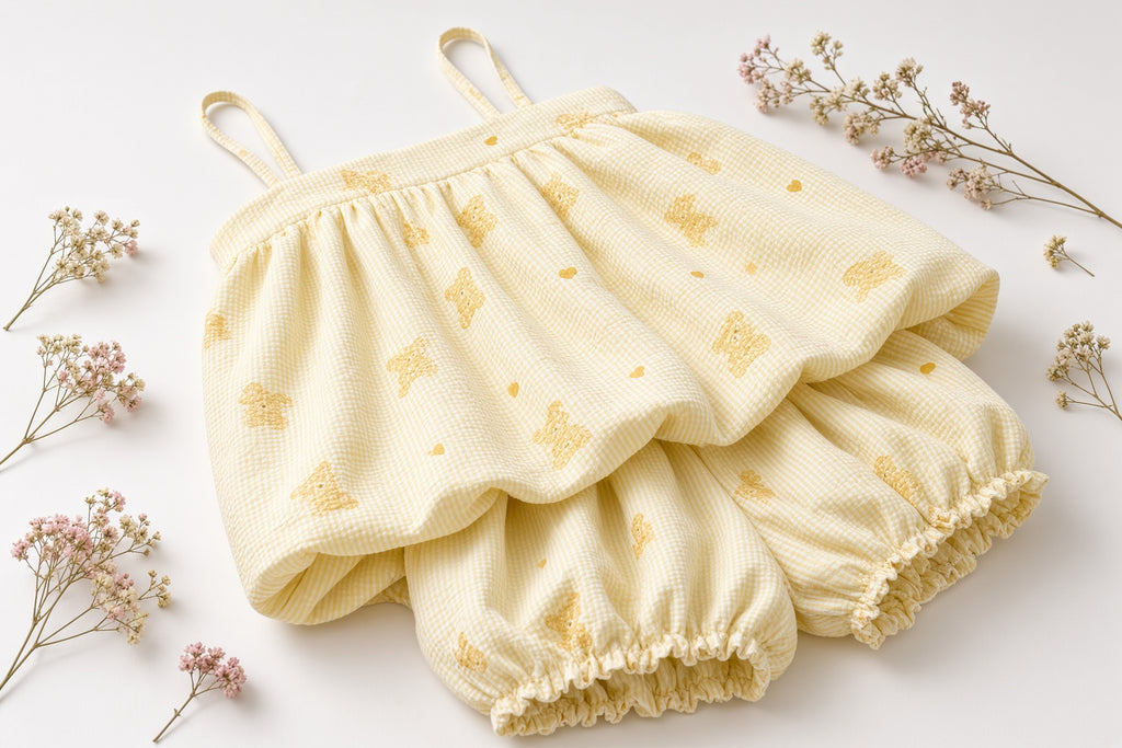Sweet Bloom Baby Doll Set — Yellow Bears