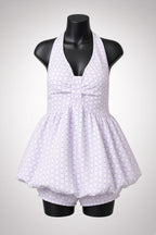 Sweet Bow Baby Doll Set - Purple Hearts
