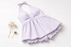 Sweet Bow Baby Doll Set - Purple Hearts