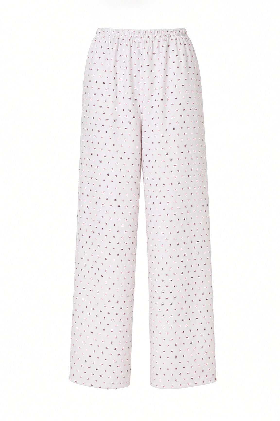 Heart Dot Pajama Set - Pink