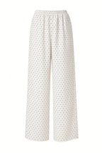 Heart Dot Pajama Set - Cream