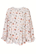 Lace Button Pajama Set — Pink Happy Dog
