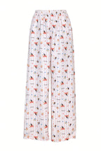 Lace Button Pajama Set — Pink Happy Dog
