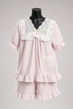 Cozy Cloud Pajama Set - Pink Polka Dot