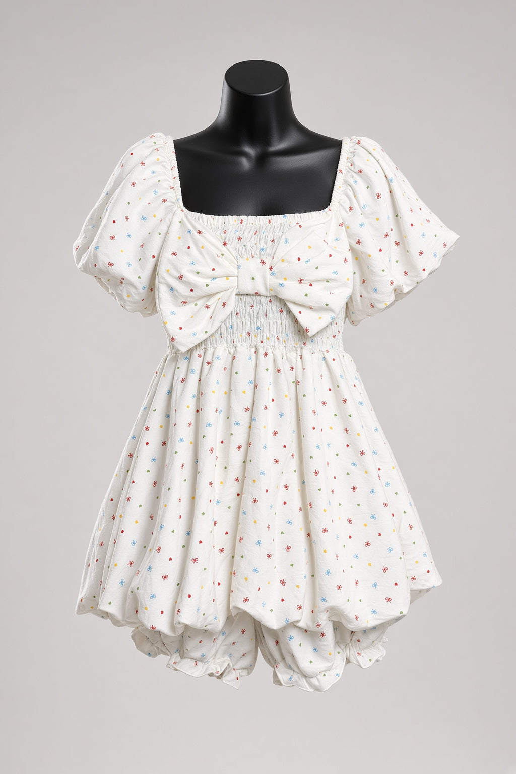 Daisy Bloom Set - White with Colorful Bows
