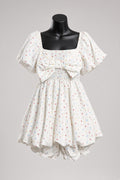 Daisy Bloom Set - White with Colorful Bows