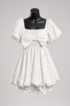 Daisy Bloom Set - White with Colorful Bows