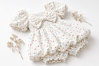 Daisy Bloom Set - White with Colorful Bows