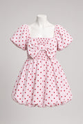 Daisy Bloom Set - Pink Polka Dot
