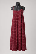 Blossom Tie Dress - Burgundy