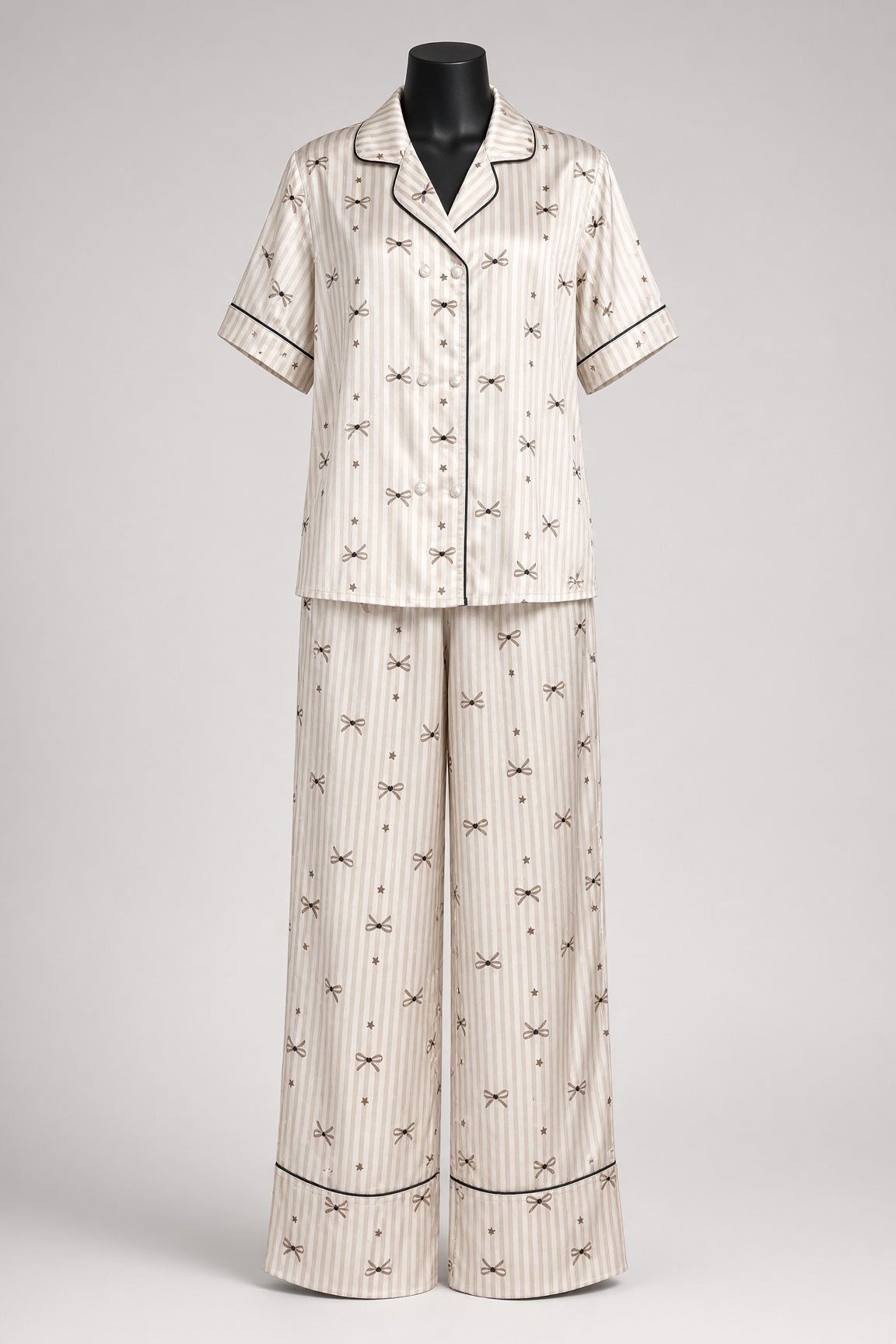 Sweet Dreams Pajama Set - Cute Bows